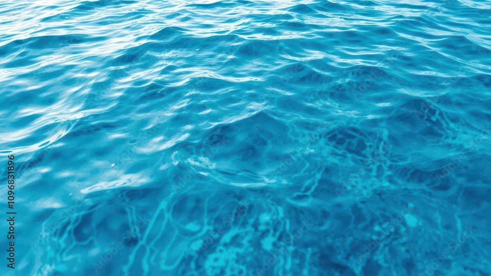 Abstract blue water background resembling rippling waves, liquid, water Abstract blue water background resembling rippling waves, liquid, water