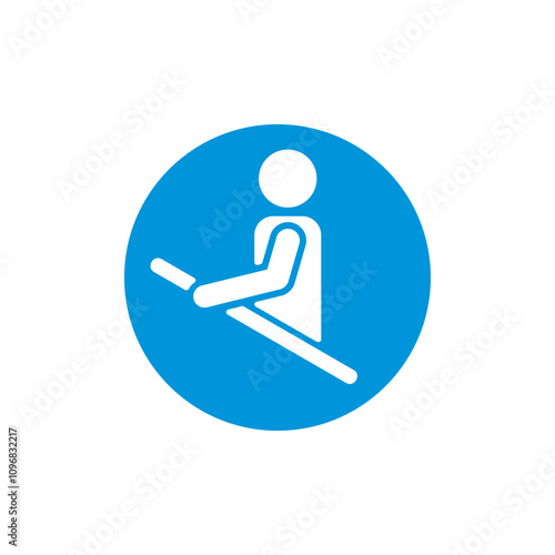 use handrails icon symbol sign vector