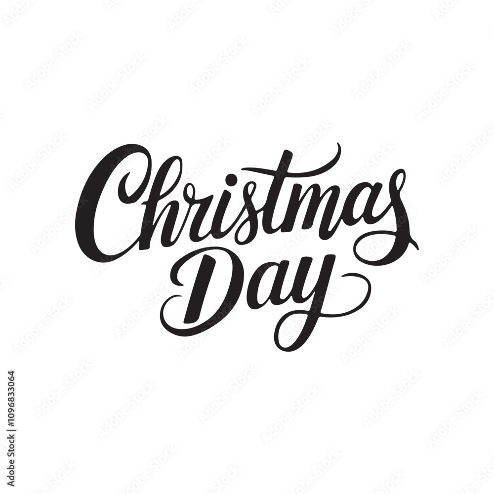 merry Christmas day typography vector illustration merry Christmas day typography vector illustration
