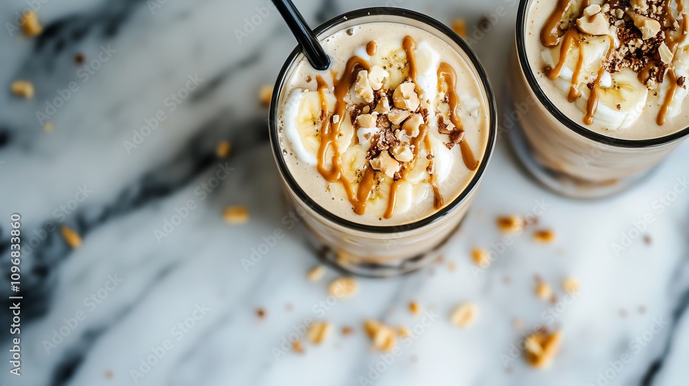 Peanut butter and banana protein shake Peanut butter and banana protein shake