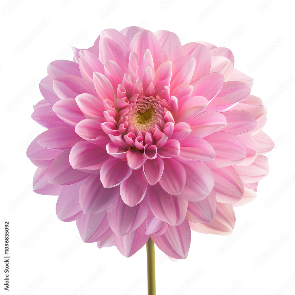 Fototapeta premium Pink Dahlia Flower Macro Photography