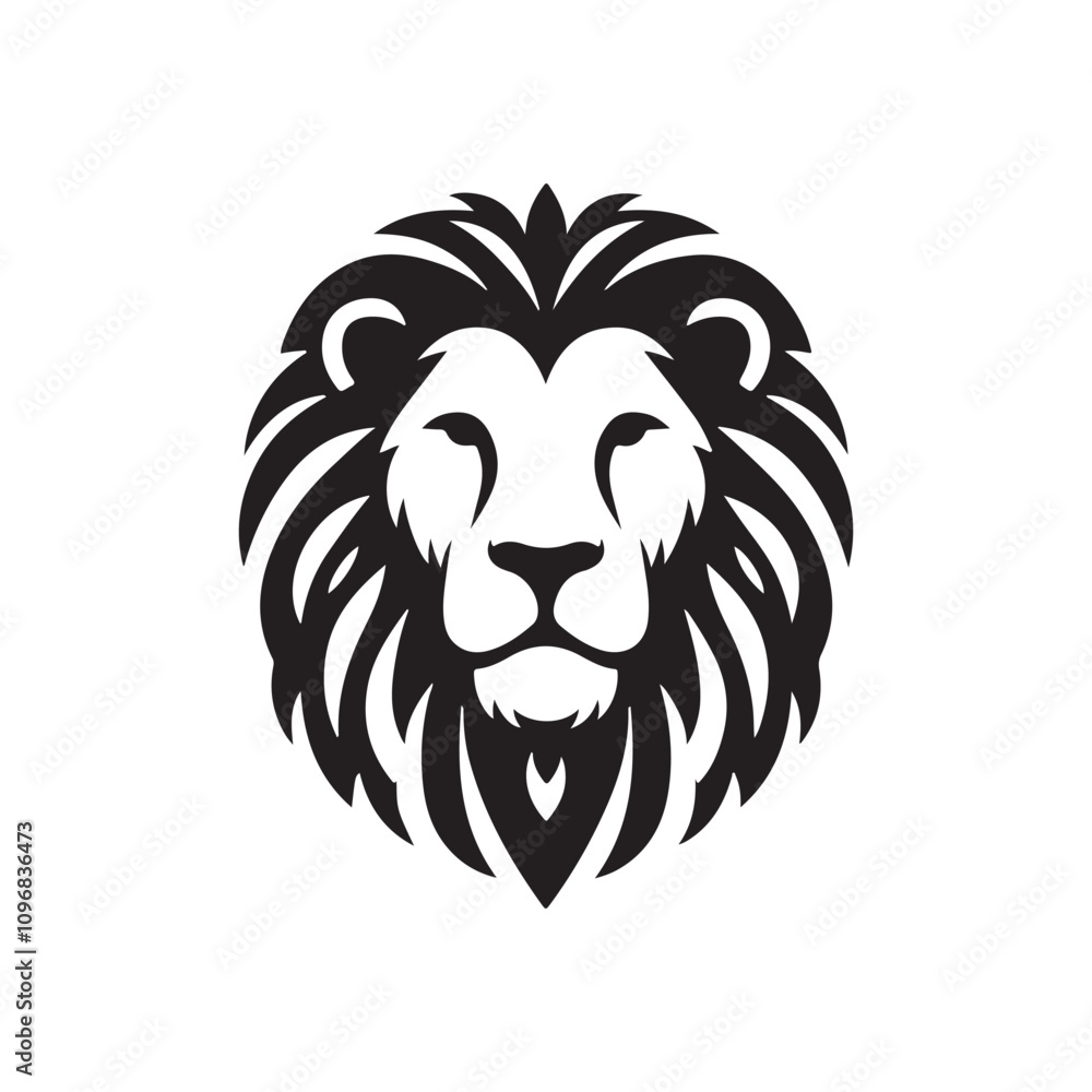 lion head vector arts silhouette lion head vector arts silhouette
