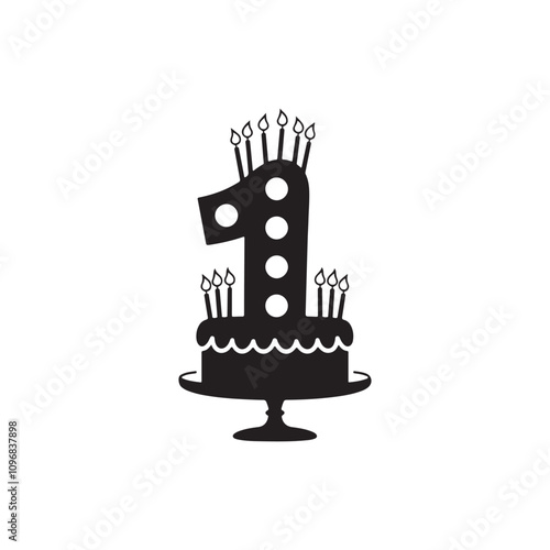 happy birthday t shirt design silhouette