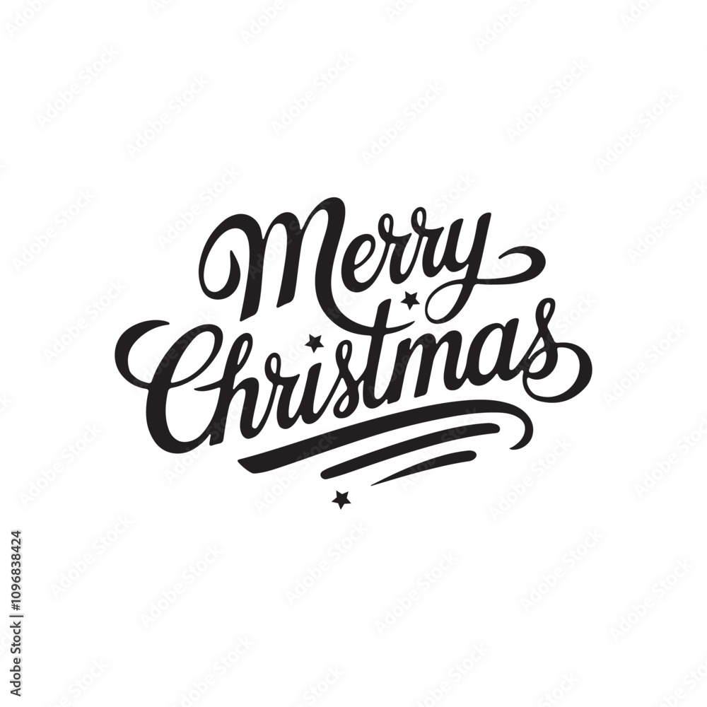 merry Christmas day typography vector illustration merry Christmas day typography vector illustration