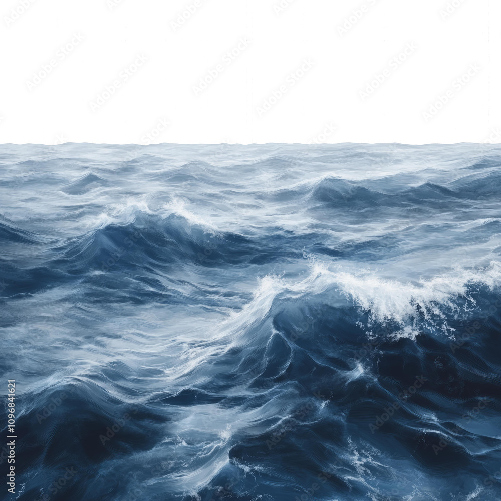 Fototapeta premium ocean png object. isolated on a transparent background.