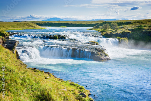 Ægissíðufoss waterfall on t...