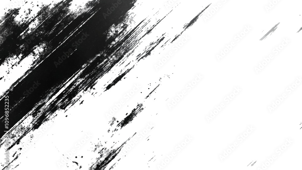 Abstract Grunge Splatter Line Pattern on white and transparent background. Dynamic black paint strokes on a white background, Abstract grunge texture of black paint. A layer for use in design. Abstract Grunge Splatter Line Pattern on white and transparent background. Dynamic black paint strokes on a white background, Abstract grunge texture of black paint. A layer for use in design.