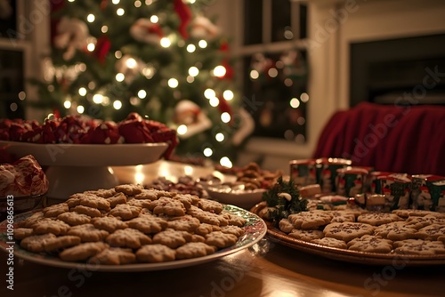 Christmas Dessert Table photo