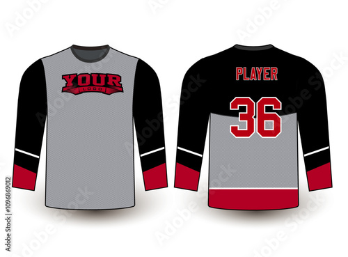 Sports gear template mockup is a perfect fit for all sports. The designs that go on casual wear, shirts, fashion apparel, and all kinds of team uniform