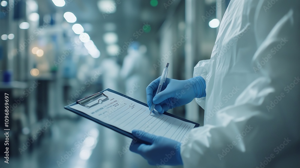 Hands, doctor and clipboard writing notes for hospital schedule, history record or healthcare checklist Hands, doctor and clipboard writing notes for hospital schedule, history record or healthcare checklist