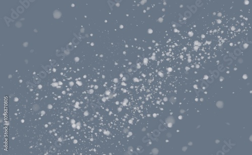 Wallpaper Mural White snowflakes. Winter snow  Torontodigital.ca