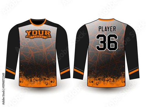 Sports gear template mockup is a perfect fit for all sports. The designs that go on casual wear, shirts, fashion apparel, and all kinds of team uniform