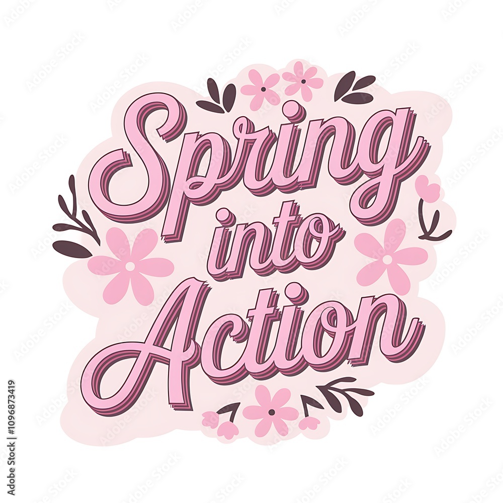 Spring into Action Motivational Floral Design Spring into Action Motivational Floral Design