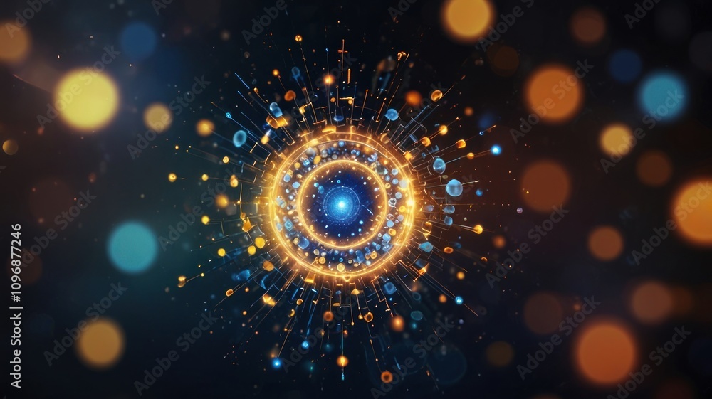 Fototapeta premium Cosmic Bloom