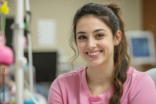 Portrait of a smiling physiotherapist helping a patient in a therapy session Free Download Portrait of a smiling physiotherapist helping a patient in a therapy session - GFXLoad