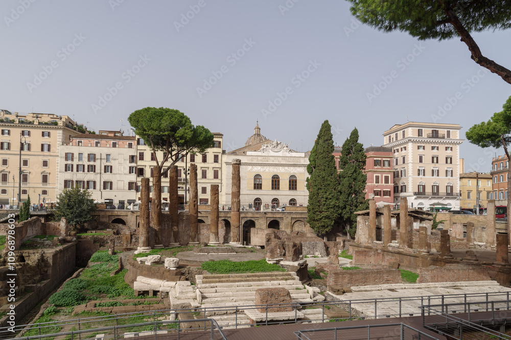 Naklejka premium Largo di Torre Argentina, Rome, Italy