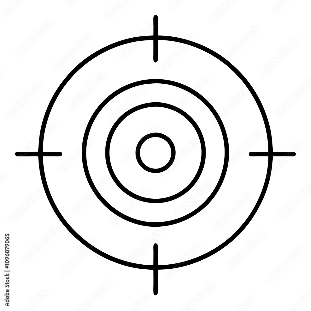 Target Board Icon Clipart With Bullet Holes Vector Illustration Target Board Icon Clipart With Bullet Holes Vector Illustration