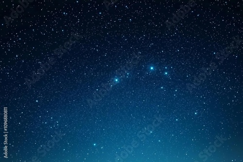 Hyber realistic photo of  starry night sky fully with the stars  , copy space for text,