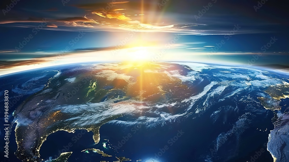 The_glowing_Earth_background_universe The_glowing_Earth_background_universe