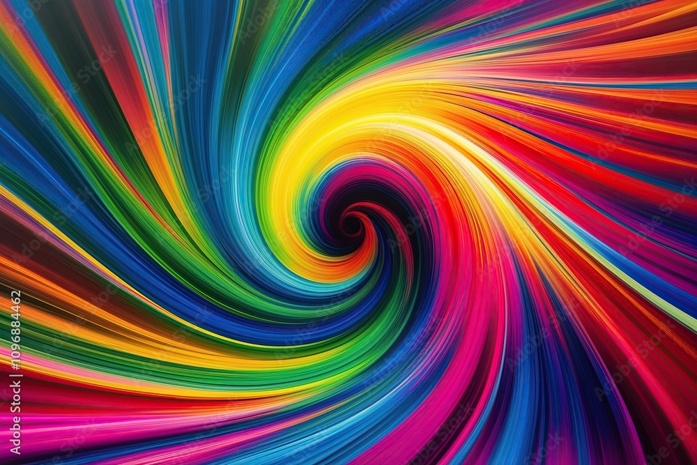 Surge of Vibrant Tropical Colors in a Dazzling Flow Artwork Surge of Vibrant Tropical Colors in a Dazzling Flow Artwork