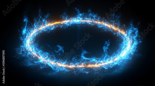 vibrant swirl of white neon light creating a dynamic and flowing line effect set against a dark background representing energy movement and modern technology conveying a sense of futuristic innovation