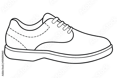 sketch line art, shoes icon, boots icon line art vector. EPS File