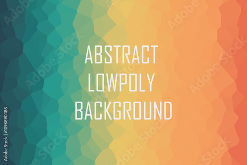 Abstract low poly gradient background