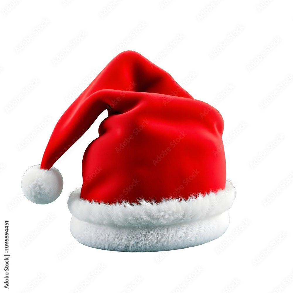Santa Claus hat isolated on white. Classic Santa Hat: A Festive Holiday Accessory isolated transparent background, Santa Claus Hat: A Symbol of Christmas isolated transparent background Red Santa Hat. Santa Claus hat isolated on white. Classic Santa Hat: A Festive Holiday Accessory isolated transparent background, Santa Claus Hat: A Symbol of Christmas isolated transparent background Red Santa Hat.