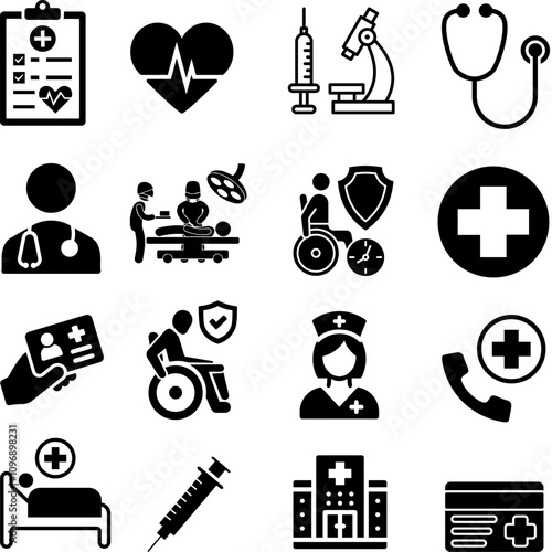 Health and Medical Icons