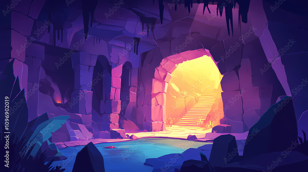 Step into the mysterious depths of the cave and uncover its ancient(01)