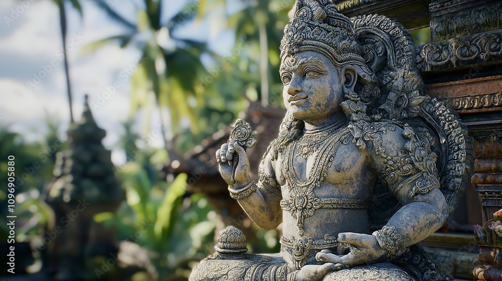 Create a 3D representation of Ganesh meditating in a forest, surrounded by natural elements symbolizing spirituality Create a 3D representation of Ganesh meditating in a forest, surrounded by natural elements symbolizing spirituality