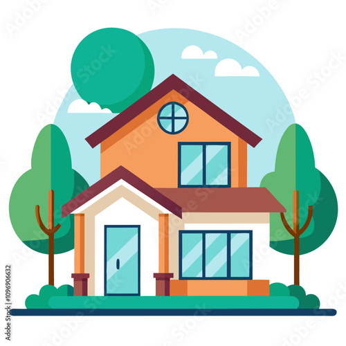 architect house clipart cartoon Illustration drawing