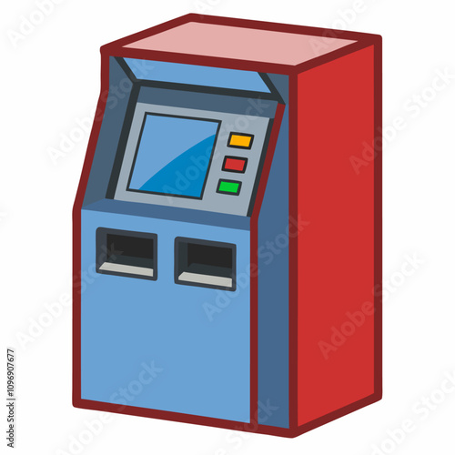 atm clipart cartoon Illustration drawing