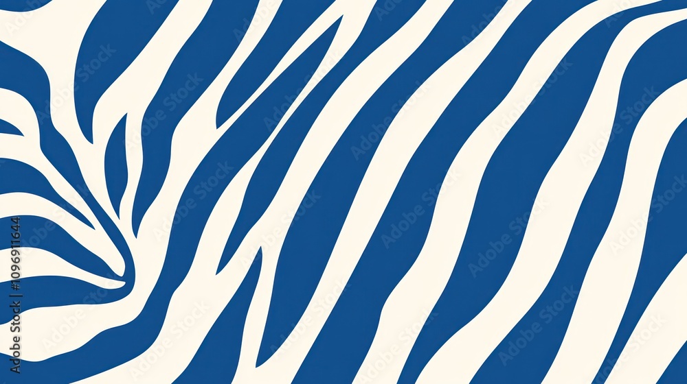 Blue and white zebra stripes a simple vector graphics Blue and white zebra stripes a simple vector graphics