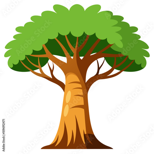 baobab clipart cartoon Illustration drawing