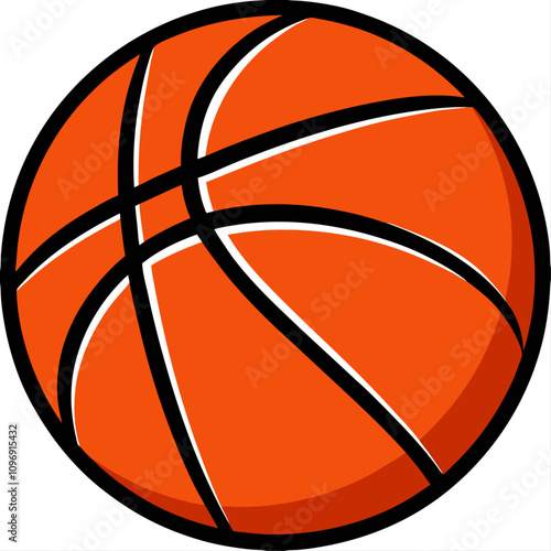 basketball ball clipart cartoon Illustration drawing