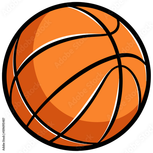 basketball ball clipart cartoon Illustration drawing