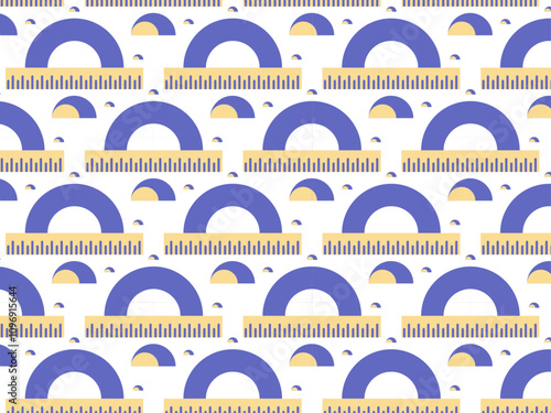 seamless background pattern design of an education protector