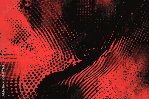 Wallpaper Mural Vibrant Abstract Grunge Dynamic Jersey Background with Red, yellow Dots Color Splash Jersey Design Abstract Grunge Background with Bold Gradient Trendy Sporty Texture Eye-Catching Abstract Grunge Back Torontodigital.ca