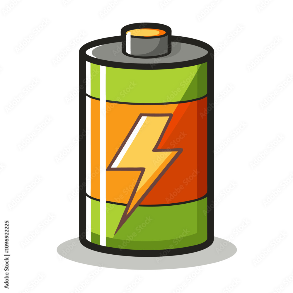 battery isolated clipart cartoon Illustration drawing battery isolated clipart cartoon Illustration drawing
