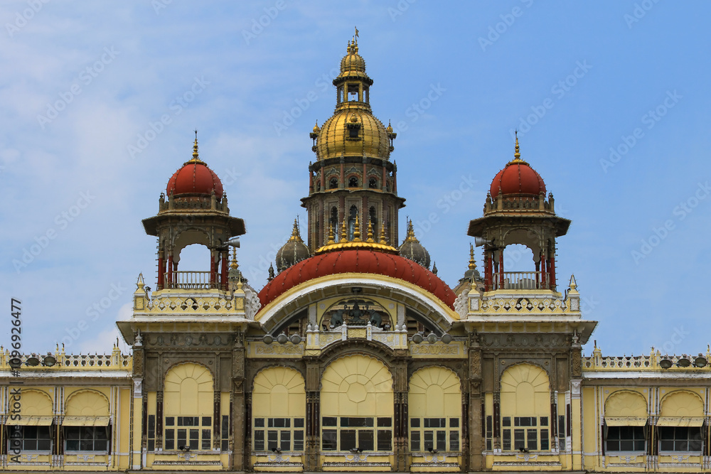 A image of historical buildings and Indian architecture in India. A image of historical buildings and Indian architecture in India.