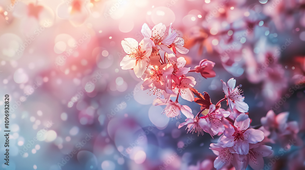 Blossoming cherry trees in spring, spring background. Blossoming cherry trees in spring, spring background.