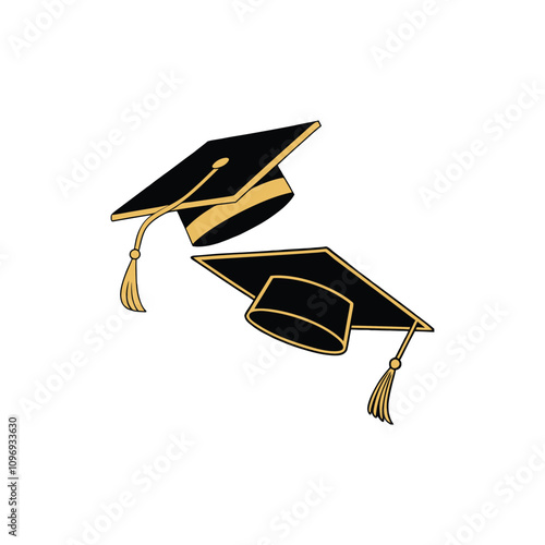 Graduate vector art and illustratiom photo