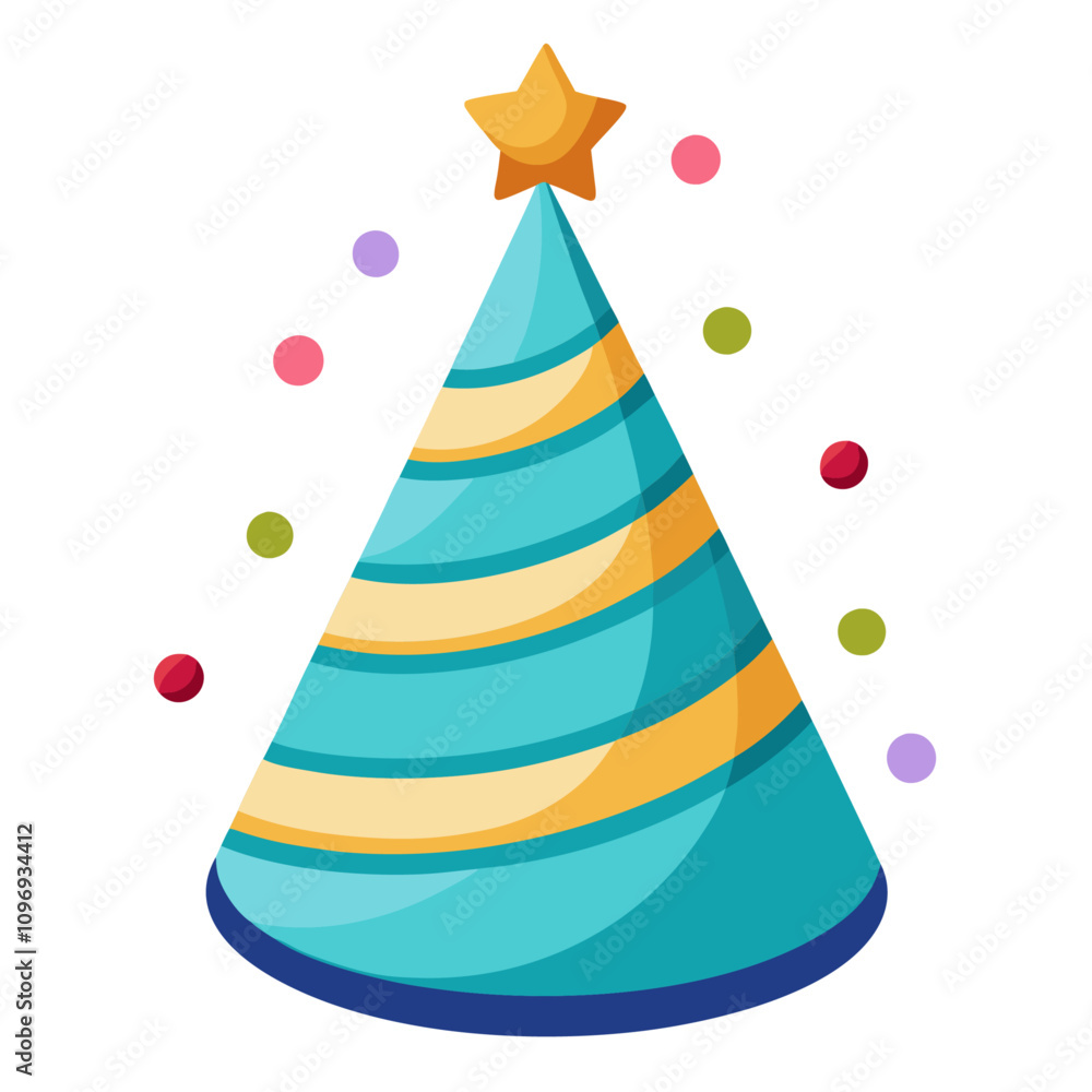 birthday party hat clipart cartoon Illustration drawing