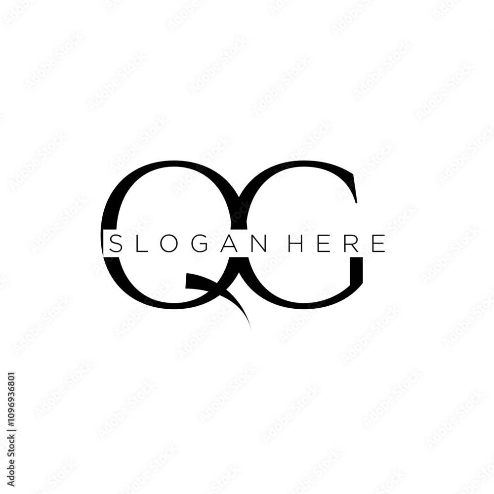 QG initial monogram logo with bussines style dsign QG initial monogram logo with bussines style dsign