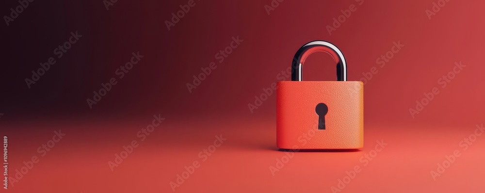 register concept. Secure digital form system, animated padlock and holographic record file, 3D illustration register concept. Secure digital form system, animated padlock and holographic record file, 3D illustration