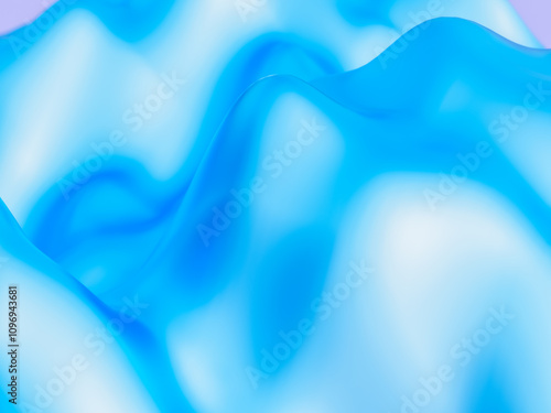 wallpaper of a blue wave on a light background, in transparent oriental minimalism white background photo