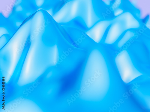 wallpaper of a blue wave on a light background, in transparent oriental minimalism white background photo