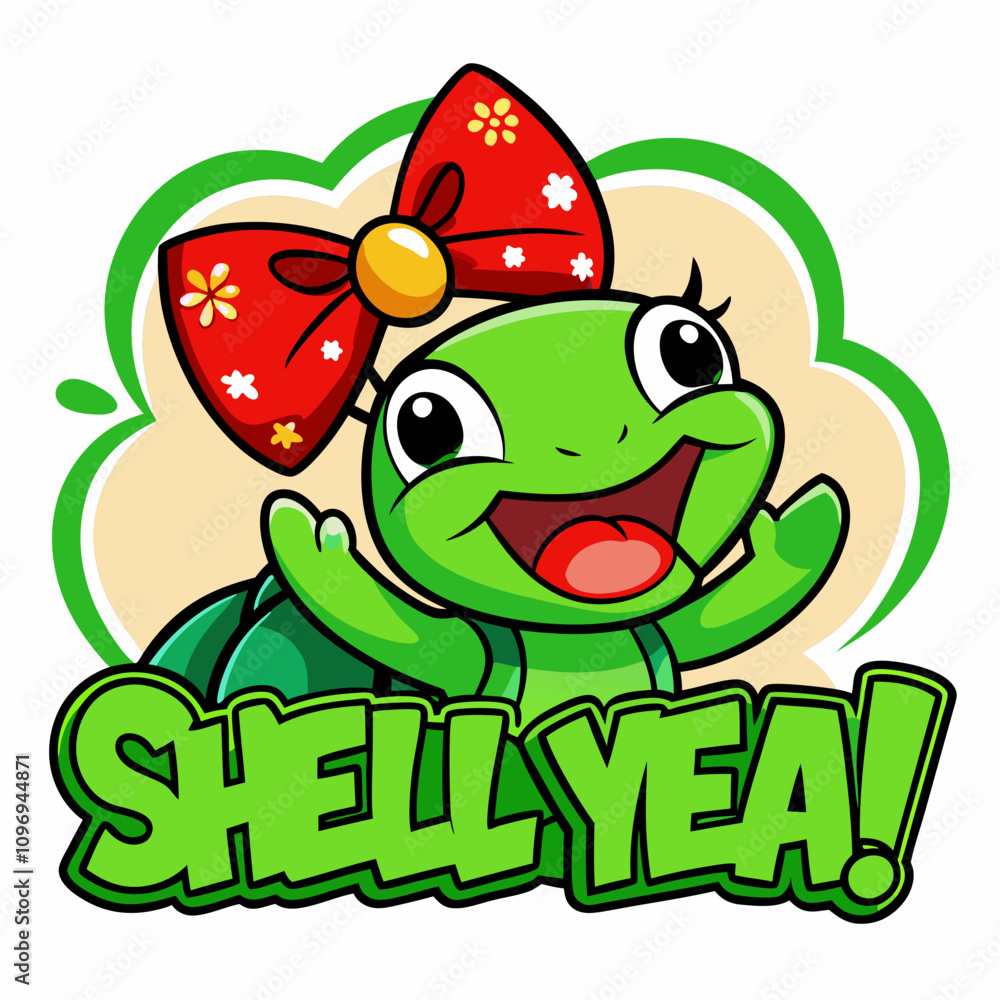 Obraz premium frog with red heart