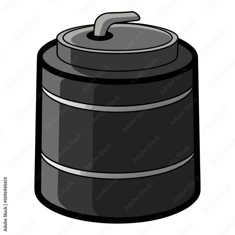 black canister clipart cartoon Illustration drawing black canister clipart cartoon Illustration drawing